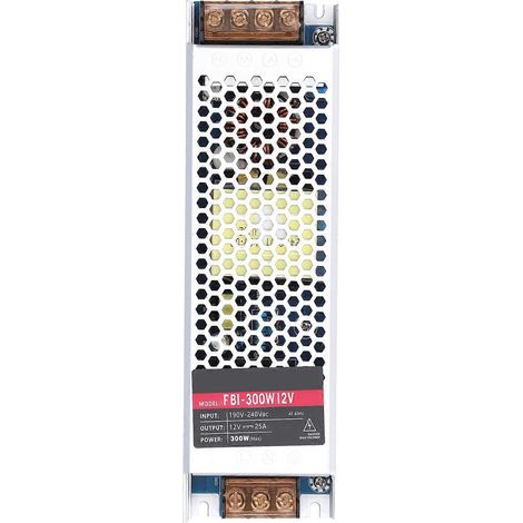 Schaltnetzteil für lange LED-Streifen, industrielle Steuerungsnetzteile, 300 W, AC 190–240 V, VDC 12 V