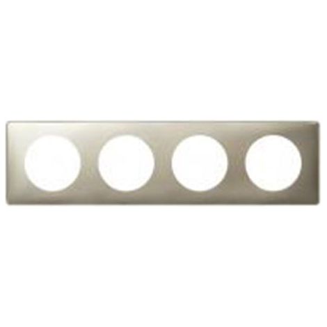 Legrand 068904 Céliane Placa 4P Titanio Anodizado