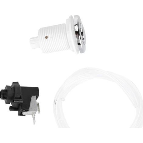 Ensemble de commutateurs à bouton-poussoir d'air pour piscine Spa, 250V, Kits de tubes de bain pneumatiques pour outils domestiques (1/5)
