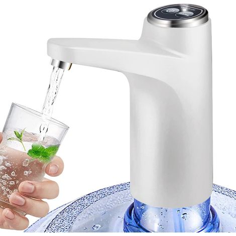 Pompe Électrique Pour Bidon - Rechargeable USB - Compatible Bidons 2 à 6 Gallons - Pour Eau Potable - 3,8 W - Portable (1/5)