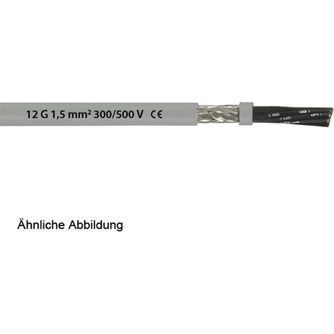 Stexoflex Steuerleitung CY 10G1mm² AD 11,2mm Nennspannung Uo/U 300V/500V - 1 Meter