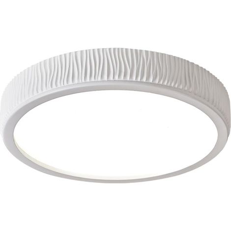 Luminaire blanc scandinave – Résine – Montage surface – Gradation – Intérieur moderne
