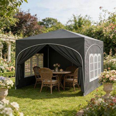 Tente pour roof avec sac de rangement, tente pour fêtes (uniquement tente), protection solaire instantanée.