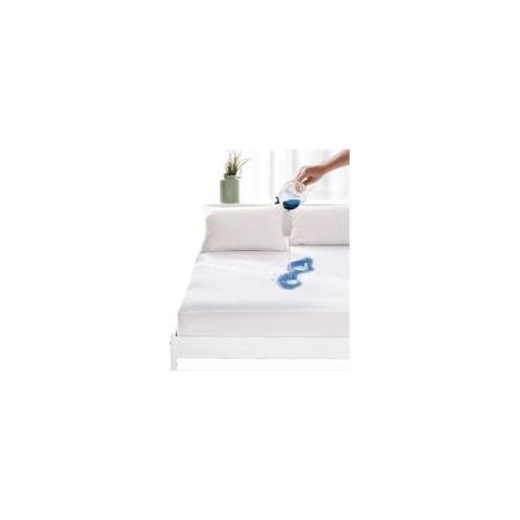 Housse de matelas – dimensions 140 x 200 cm – housse de matelas imperméable – anti-acariens et anti-moisissures, hypoallergénique (1/3)