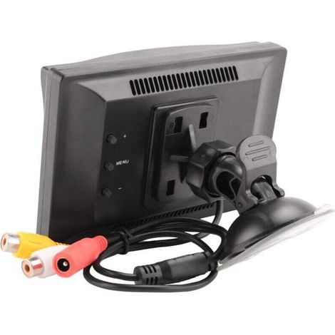 Écran LCD HD TFT 5 Pouces 800x480 Double Support Caméra Recul Voiture Vue Arrière Lecteur DVD Multimédia