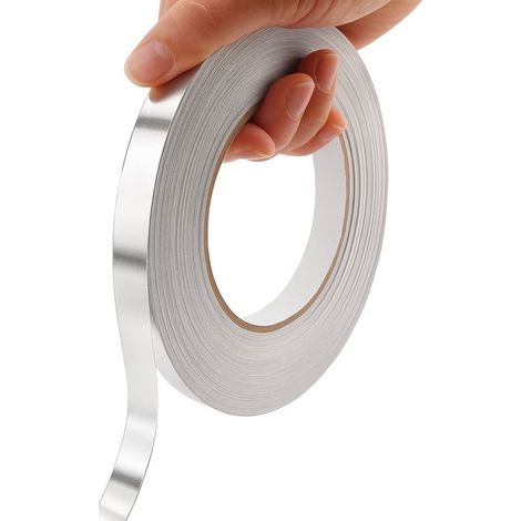 Nastro adesivo per giunture di piastrelle, argento, largo 2 cm x lungo 50 m, per progetti fai da te. Striscia decorativa autoadesiva per pareti, decorazione d'interni, ceramica. (1/4)