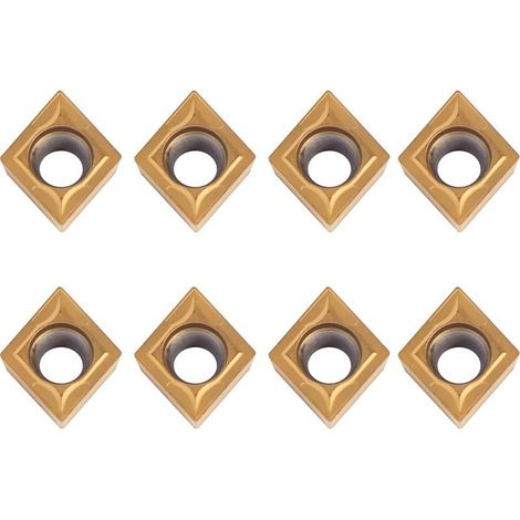 CCMT09t304 Plaquette Carbure CCMT32.5 Lot de 10 Fraises en Métal dur CNC pour Outil de Tour (1/5)