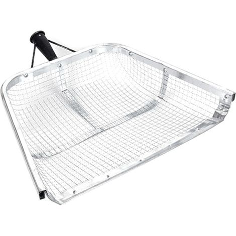 Pelle à sable de qualité professionnelle avec large zone de tamisage de 47 cm, idéale pour les jardiniers et les travaux agricoles, outil de tamis portable (1/5)
