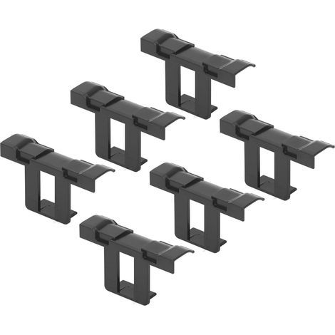 20 Stück Solarpanel-Drahtwasserführungs-Schnallen, Halterungen, 35 mm ABS für den Außenbereich, Aluminiumclips für automatische Wasserentleerung in Solarpanel-Rahmen, (1/5)