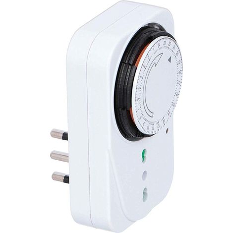 Temporizzatore Programmabile 24 Ore Presa Di Corrente Spina Con Timer Regolabile (1/4)