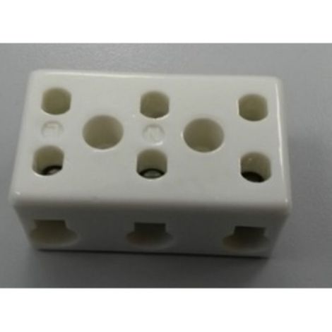 Regleta ceramica 3x1 10 mm2 L:52mm 400V 51x31x23mm