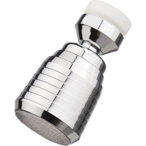 Lumière LED robinet jet orientable, 7 couleurs auto changeantes, compatible cuisine et salle bain, énergie hydraulique, sans pile (1/5)