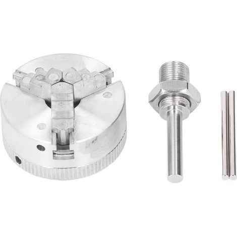 Mandrin - 3 Mors Autocentrant - Pour Tour - Capacité De Serrage 10 À 35 Mm - Tige De Liaison M12x1 (1/5)