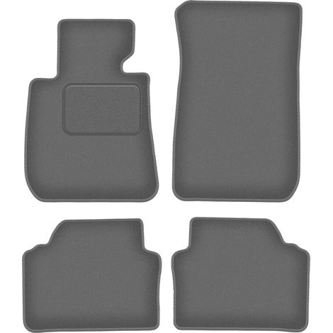 Alfombrillas de terciopelo color grafito para BMW 3 E90 berlina (2004-2011) (1/5)