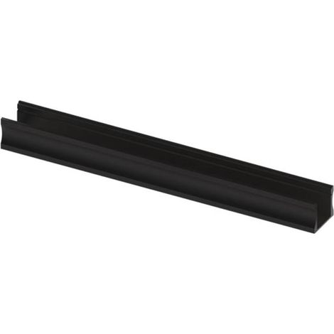 Slimline 15 mm - perfil de aluminio para tiras led - aluminio anodizado - color negro - 2 m (1/3)