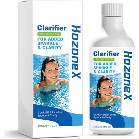 HozoneX Pool Clarifier: Tägliche Reinigung und Pflege des Poolwassers, Reduzierung von Kalkablagerungen und Flecken sowie Minimierung von Gerüchen. (1/5)
