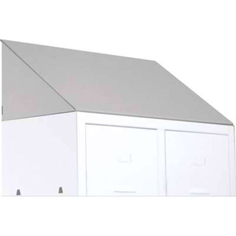 TETTO X ARMADIO SPORCO PULITO INCLINATO PROMETAL - VERN GRIGIO POSTI 2 MM 1000X350