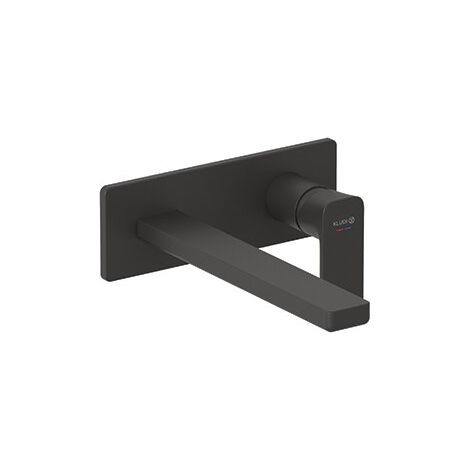KLUDI 422453975 2-Loch-Wand-EHM 240 MM Feinbau-Set mattschwarz (1/2)