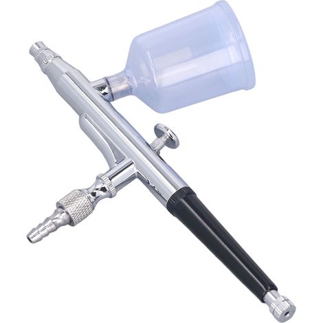 Airbrush-Set, max. 10 l, 30 MPa, 0,2–0,3 mm verstellbare Düse, Edelstahl-Spritzpistole zum Lackieren (1/5)