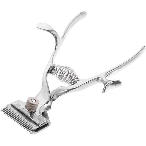 Tondeuse à poils manuelle ultra-silencieuse pour chiens et chats-Silver (1/4)