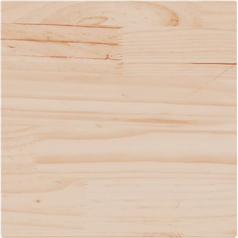 Table Top 40x40x2.5 cm Square Solid Wood Pine vidaXL