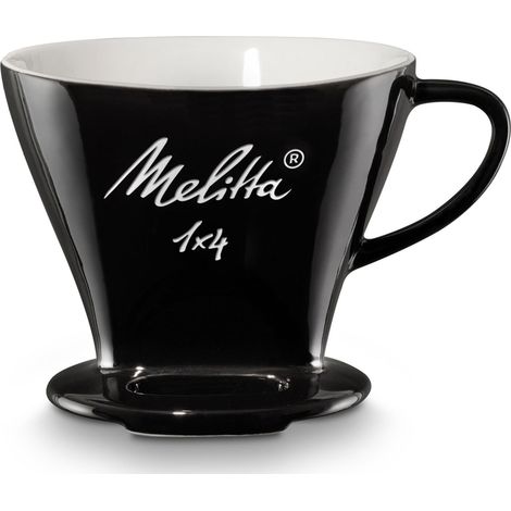 Portafiltros Melitta 1x4 Porcelana 6 Tazas Fácil Limpieza Dos Salidas