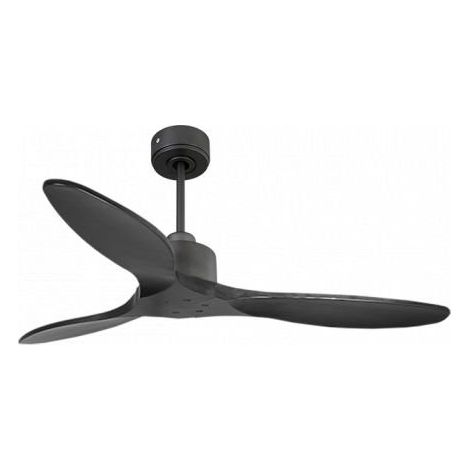 Modulo Slim de Klassfan - Ventilateur de plafond et destratificateur moteur DC basalte et bois noir 25 à 40 m²