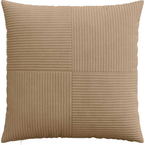 vidaXL Funda de almohada 2 pcs ALMELO Marrón 70 x 70 cm pana (1/2)