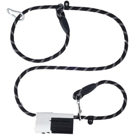 BUNTHAUS LED chien laisse soigneusement sélectionné animal de compagnie corde de traction lumineuse sac à ordures anti-déflagrant poinçonnage P chaîne collier de chaîne de chien,petits et moyens chien (1/5)