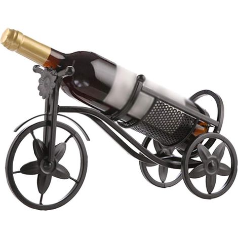 Porte-bouteilles de comptoir pour le rangement du vin, porte-bouteilles de table en métal autoportant au design moderne, casier à vin sur pied pour la cuisine, style européen, casier à vin créatif et