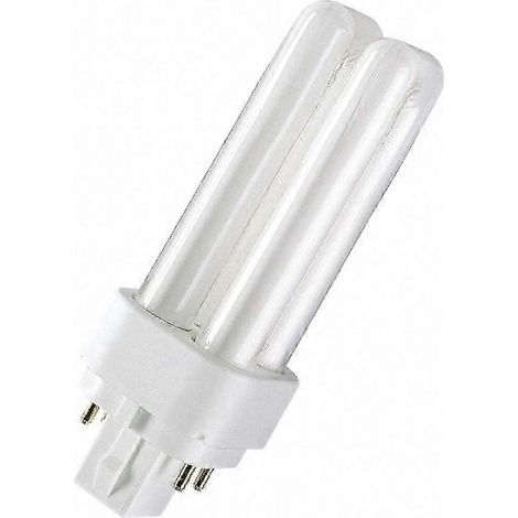 Lampada Dulux D/E 13W 827 a luce bianca calda (1/2)