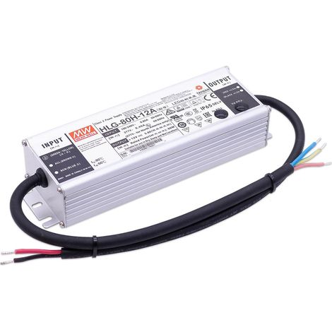 Mean Well HLG-80H-12A LED Netzteil 60W 12V 5A IP65 Schaltnetzteil CV (1/4)