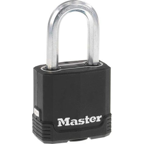 Master Lock Luck, lucchetto Magnum rivestito in acciaio laminato, 1-7/8 in. Ampio, M115XKADLF (1/4)