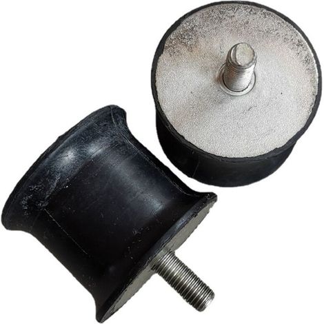 Patin d'isolation antivibratoire pour rouleau à plaque Wacker BPU2540, amortisseur de vibrations, compatible avec le rouleau à plaque vibrante Wacker Neuson BPU2540, patin en caoutchouc, pièces de rec (1/4)