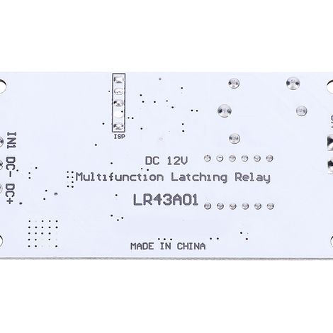 Relais à impulsions de verrouillage électromagnétique LR43A01 12 V CC avec temporisateur (1/5)
