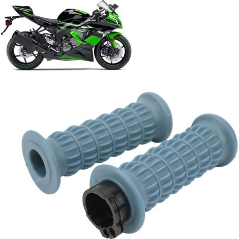 Ein Paar universelle Motorradlenker 25 mm/28 mm (Referenz: S016) in Blau. (1/5)
