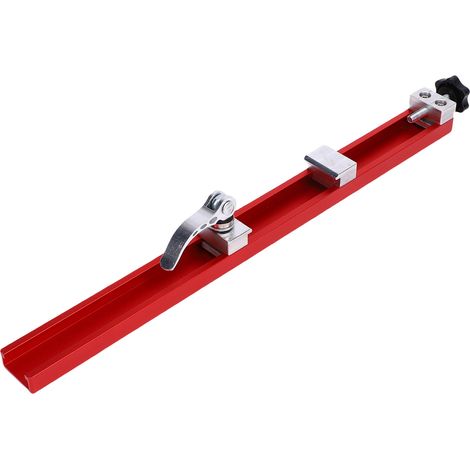 Rail de guidage réglable pour scie circulaire, en alliage d'aluminium, portable, stable et léger, avec verrouillage. (1/5)