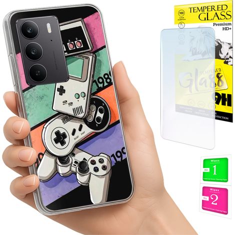Funda para Realme C75 / 14X 5G con cubierta trasera para fotos y cristal 9H. (1/5)