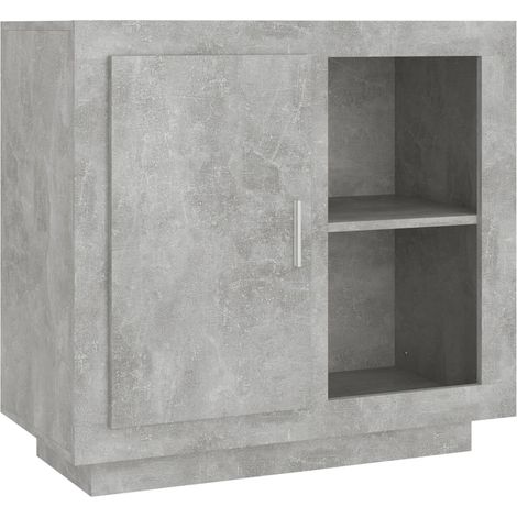 Credenza cassettiera armadio contenitore organizer cucina soggiorno salotto 80 x 40 x 75 cm grigio 020032106