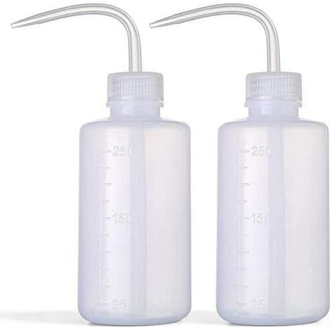 Flacon Pression - 250 ml - Pour Arrosage Précis et Nettoyage - Bouteille Graduée Transparente - Lot de 2 (1/5)