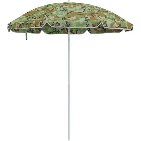 Parasol de jardin camouflage en polyester 170T (1/5)