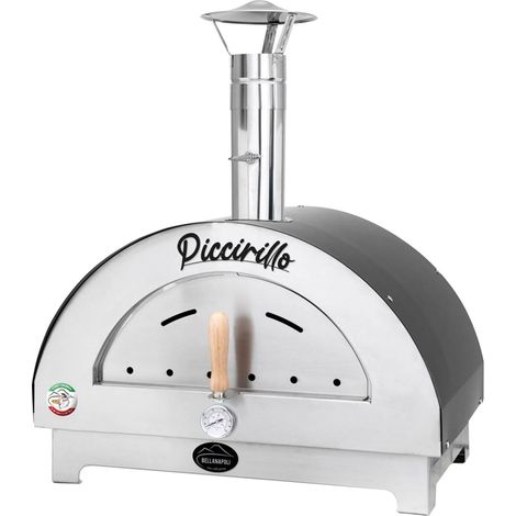 Four à bois Piccirillo 400°C en 15mn – Isolation scamotek 3cm – Technologie Aircooking – Pour 1 grande pizza ou 2 moyennes – Bellanapoli (1/5)