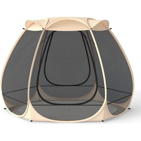 Pop-Up-Pavillon aus Netzgewebe für 4-6 Personen, 310 x 270 cm