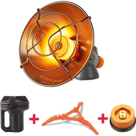 Chauffage à gaz d'extérieur portable pour tente de camping, réchaud de survie portable (1/4)