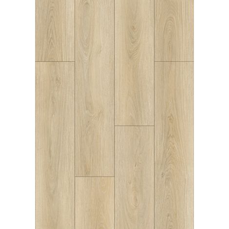 Mexen Kinston pannelli vinilici 1240 x 182 mm SPC 6,5 mm, sottostrato IXPE 1,5 mm, 4 V-Fuga, Rovere - F1057-1240-182-505-4V1-01 (1/5)