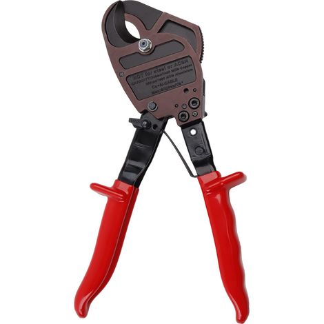 Kabelschneider mit roter und schwarzer Ratschenfunktion, 325C, manueller Kabelschneider, Kabelwerkzeug. (1/4)
