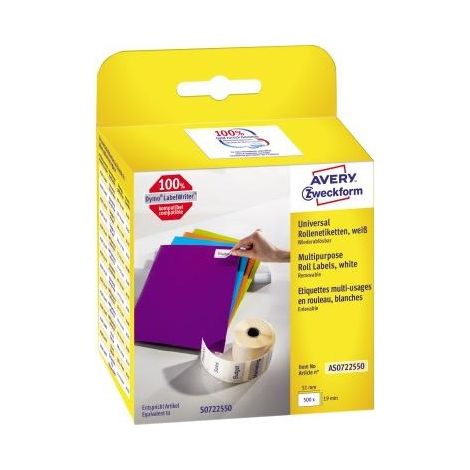 Avery Zweckform Etikett AS0722550 19x51mm 500 St./Rl. (1/5)