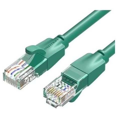 Cable de Red RJ45 UTP Vention IBEGH Cat.6/ 2m/ Verde