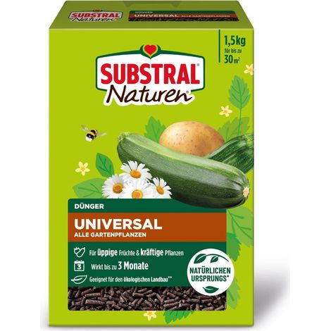 Concime universale Substral Naturen 1.5 kg giardino piante
