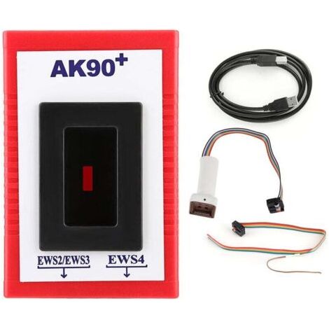 Akozon Key Programmer, AK90 + ABS Auto Key Programmer, Quick Read Matching Diagnostic Tool V3.19 for EWS AK90 KEY-PROG